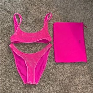 Amazing condition triangl suit with bag